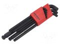 Wrench-set; hex key; short; 9pcs. BONDHUS BONDHUS-16599