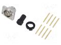 Connector: circular; socket; female; PIN: 8; gold-plated; 7.5A; 1mm2 NEUTRIK NTR-ORP8F-NI