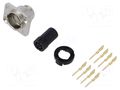 Connector: circular; socket; male; PIN: 8; gold-plated; 7.5A; 1mm2 NEUTRIK NTR-ORP8M-NI
