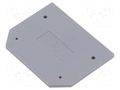 Separating plate; grey DEGSON ELECTRONICS D-WS10-SD-01P-11