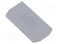 Separating plate; grey DEGSON ELECTRONICS D-WS2.5P-01P-11