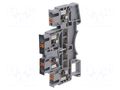 Splice terminal: rail; DSKK; for DIN rail mounting; spring clamp DEGSON ELECTRONICS DSKK2.5-PV-01P-11