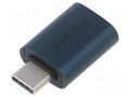 Adapter; USB 3.2 Gen 2; USB A socket,USB C plug; blue BASEUS ZJJQ000003