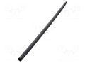 Heat shrink sleeve; dual wall,glued; 4: 1; 32mm; L: 1.2m; black TE Connectivity HTAT-32/8-0-STK