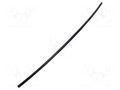 Heat shrink sleeve; glued; 3: 1; 12mm; L: 1m; black; Temp: -25÷125°C RADPOL RPKH1-12/4X1-C