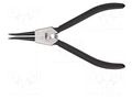 Pliers; for circlip; external; 19÷60mm; Pliers len: 180mm; Ø: 1.3mm NEO TOOLS NEO-01-087