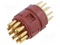 Connector: M23; contact insert; PIN: 17; male; soldering; for cable LAPP 73028500