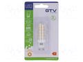 LED lamp; white warm; G9; 230VAC; 600lm; 6.5W; 360°; 3000K GTV Poland LD-G9P67W0-30