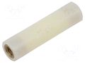 Insulating sleeve; Int.thread: M8; L: 60mm; UL94V-2; polyamide DREMEC TFF-M8X60/1181510