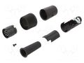 Connector: circular; male; 678; 5A; 60V; IP40; for cable; soldering BINDER 99-0645-00-08