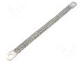 Braids; earthing tape; 16mm2; Ø1: 6.5mm; Ø2: 8.5mm; L: 0.2m HELUKABEL HELU-11008445