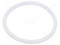 O-ring gasket; silicone; Thk: 5mm; Øint: 65mm; white; -60÷160°C ORING USZCZELNIENIA TECHNICZNE O-65X5-SI-WH