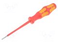 Screwdriver: insulated; slot; 2.5x0.4mm; Blade length: 80mm; 1kVAC WERA WERA.160I/25/04