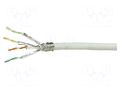 Wire; S/FTP; 4x2x23AWG; 6; wire; CCA; Insulation: PVC; grey; 305m LOGILINK CPV0038