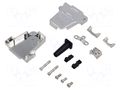 Enclosure for connectors: D-Sub; D-Sub 15pin,D-Sub HD 26pin ENCITECH D45ZF15-RG+M3-K