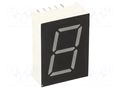Display: LED; 7-segment; 20.4mm; 0.8"; No.char: 1; RGB; cathode OPTOSUPPLY OSL10801-LRGB