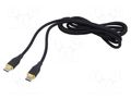 Cable; USB 2.0; USB C plug,both sides; 1.5m; black; 480Mbps; 60W GEMBIRD CC-USB2S-CMCM1.5BK