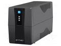 Power supply: UPS; 390W; 650VA; 195÷255V; 283x95x140mm; 7Ah; 6h ARMAC H/650F/LED/V2