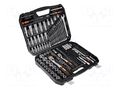 Wrench-set; 6-angles,socket spanner; Mounting: 1/2",1/4",3/8" NEO TOOLS NEO-10-076