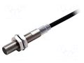 Sensor: inductive; OUT: NPN / NO; 0÷2mm; 10÷30VDC; M8; 2m; IP67 OMRON E2E-X2C1L8-2M