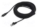 Cable; USB 3.2; RJ45 plug,USB C plug; nickel plated; 15m; black LOGILINK CU0417
