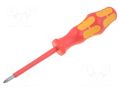 Screwdriver; insulated; Phillips; PH1; Blade length: 80mm; 1kVAC WERA WERA.162I/PH1/178