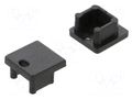 Cap for LED profiles; black; 20pcs; ABS; SMART10 TOPMET TOP.C2960002