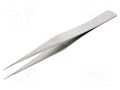 Tweezers; 125mm; for precision works; Blade tip shape: sharp WELLER WEL.AASASL