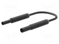 Test lead; 19A; banana socket 4mm,banana plug 4mm; insulated STÄUBLI SAF-4N-F10-20021