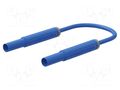 Test lead; 32A; banana plug 4mm,both sides; insulated; Len: 2m STÄUBLI SAK-4N-S25-20023