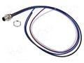 Connector: M12; socket; male; 16A; 63V; PIN: 4; IP67; straight; cables LUTRONIC 1230-04L-T16CW-05M