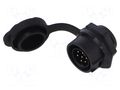 Connector: circular; socket; male; 02; 5A; 250V; PIN: 7; IP67; plastic LUTRONIC 2430-07-T18-CB-100