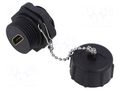 EURO, HDMI connector Waterproof HDMI Industrial Coupler BULGIN PXP0037