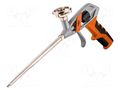 Foam mounting gun; aluminium; Handle material: TPR NEO TOOLS NEO-61-013