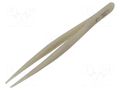 Tweezers; 110mm; Blade tip shape: flat PIERGIACOMI PG-110N-NYLON