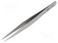 Tweezers; 120mm; for precision works; Blade tip shape: sharp PIERGIACOMI PG-1-SA