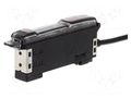 Sensor: optical fiber amplifier; NPN; Connection: cables; 2m; E3X OMRON E3X-NA11V-2M