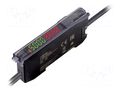 Sensor: optical fiber amplifier; Connection: cables; 2m; E3X OMRON E3X-ZV41-2M
