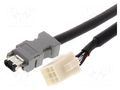 Cable: servo drive; Standard: Omron; G; 1.5m; absolute encoder OMRON R88A-CRGA001-5CR-E