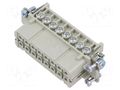 Connector: HDC; contact insert; female; EPIC H-A; PIN: 16; 16A; 250V LAPP 10541000