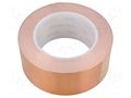 Tape: electrically conductive; W: 50mm; L: 33m; Thk: 0.066mm; copper 3M 3M-1194-50-33