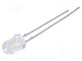 LED; white cold; 5mm; 3000÷12000mcd; 55°; Front: convex; 3.2÷4VDC CREE LED C513AWSNCW0Z0152-A