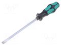 Screwdriver; slot; 10x1.6mm; Blade length: 175mm WERA WERA.334SK/10/16