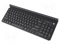Keyboard; black; USB A; wireless,US layout; No.of butt: 108 NATEC NKL-1973
