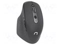 Mouse; black; USB A; wireless,optical; No.of butt: 6; 10m NATEC NMY-1610