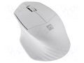 Mouse; white; USB A; wireless,optical; PnP,DPI change button NATEC NMY-1972
