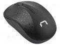 Mouse; black; USB A; wireless,optical; No.of butt: 3; 10m NATEC NMY-2037