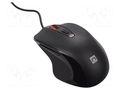 Mouse; black; USB A; optical,wired; 1.8m; No.of butt: 6 NATEC NMY-2047