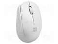 Mouse; white; USB A; wireless,optical; No.of butt: 3; 10m NATEC NMY-2188