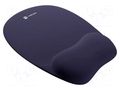 Pad; dark blue; mouse,wrist; gel; 235x195x22mm NATEC NPF-2181